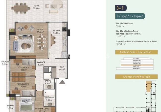 Stylish Design Apartments in Eyupsultan Istanbul 31