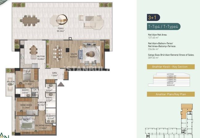 Stylish Design Apartments in Eyupsultan Istanbul 32