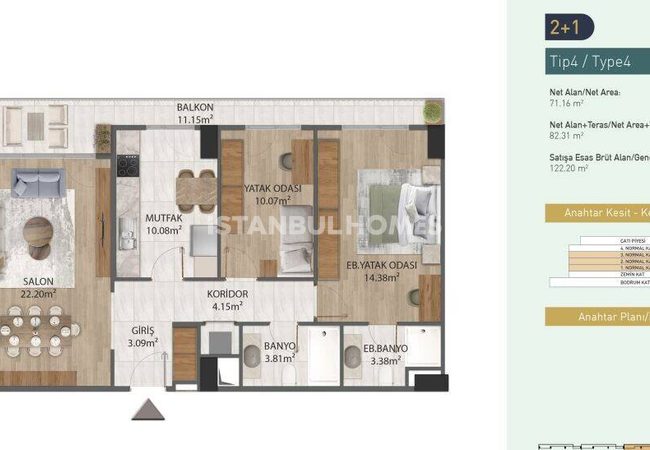 Stylish Design Apartments in Eyupsultan Istanbul 26