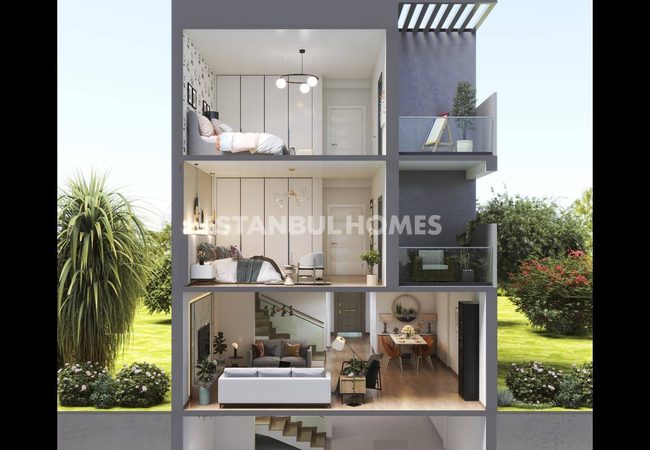Maisons Triplex De 4 Chambres À Istanbul Basaksehir 33
