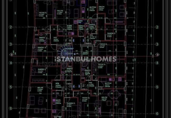 Appartements De 2 Et 3 Chambres Avec Parking À Istanbul Kagithane 12