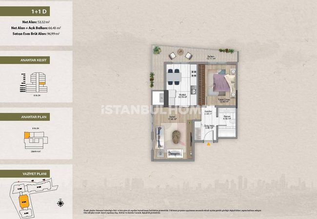 Wohnungen In Projekt Mit Reichen Eigenschaften In Sisli Istanbul 19