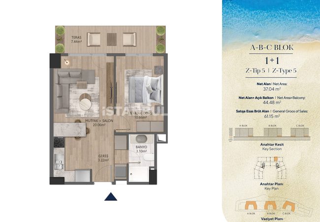 Elegante Wohnungen In Einem Projekt Mit Meerblick In Buyukcekmece 14