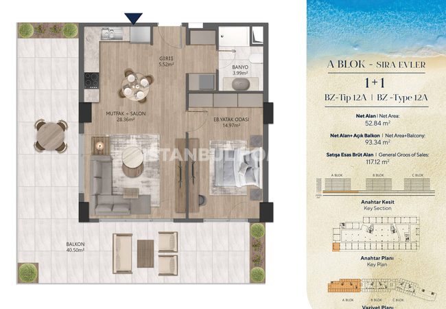 Elegante Wohnungen In Einem Projekt Mit Meerblick In Buyukcekmece 18