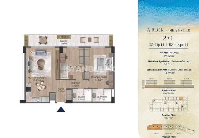 Elegante Wohnungen In Einem Projekt Mit Meerblick In Buyukcekmece 20