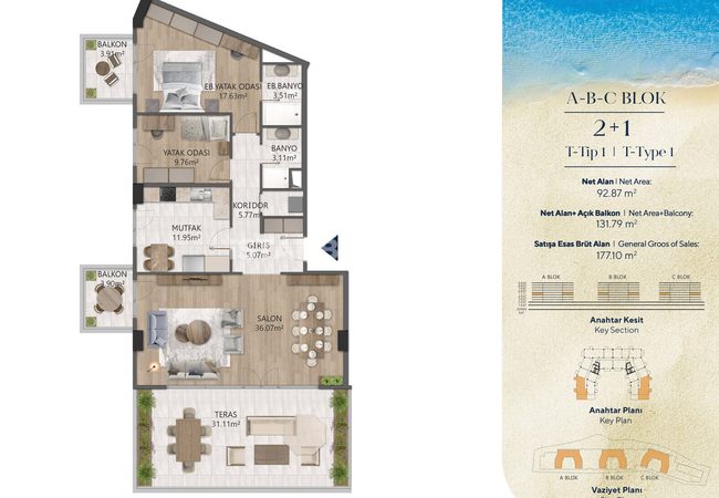Elegante Wohnungen In Einem Projekt Mit Meerblick In Buyukcekmece 23