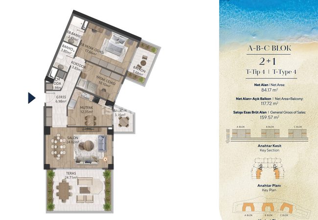 Elegante Wohnungen In Einem Projekt Mit Meerblick In Buyukcekmece 24