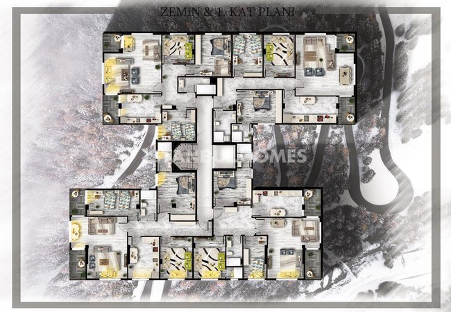İstanbul'da Beylikdüzü Marina'ya Yakın Şık Daireler 18