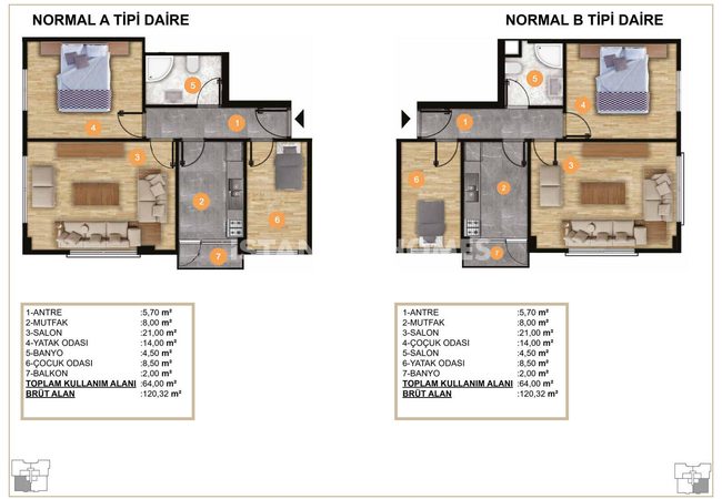Flats with Smart Home System and Parking Lot in Eyüpsultan Istanbul 8