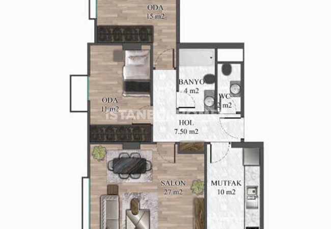 Appartements De Luxe À Kadıköy Avec Vue Sur La Mer Et Équipements 11