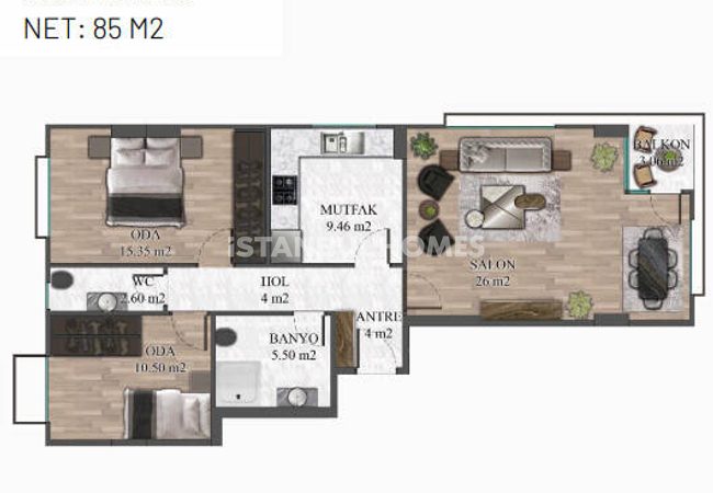 Appartements De Luxe À Kadıköy Avec Vue Sur La Mer Et Équipements 12