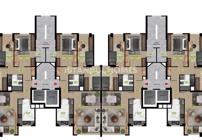 Flats with Sea Views Close to the Metro in Kadıköy 13