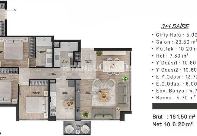 Appartements À Vendre Près De La Côte De Caddebostan À Kadıköy 2