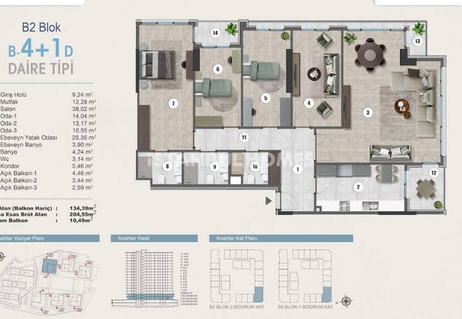 Propriété À Vendre Dans Un Complexe Sécurisé À Kartal, Istanbul 31