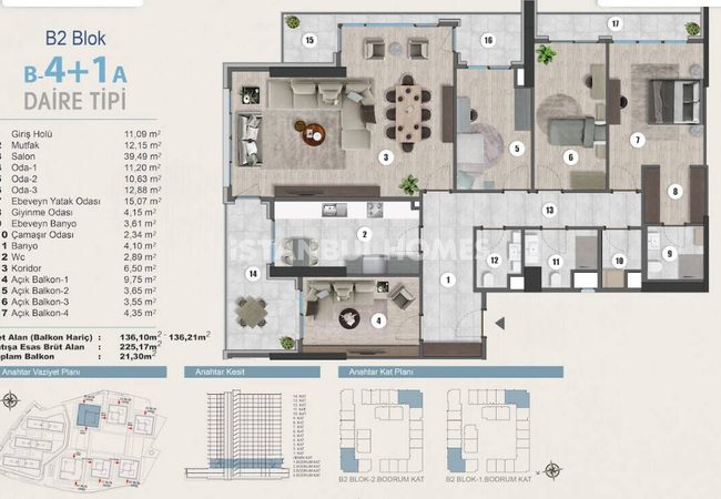 Propriété À Vendre Dans Un Complexe Sécurisé À Kartal, Istanbul 32
