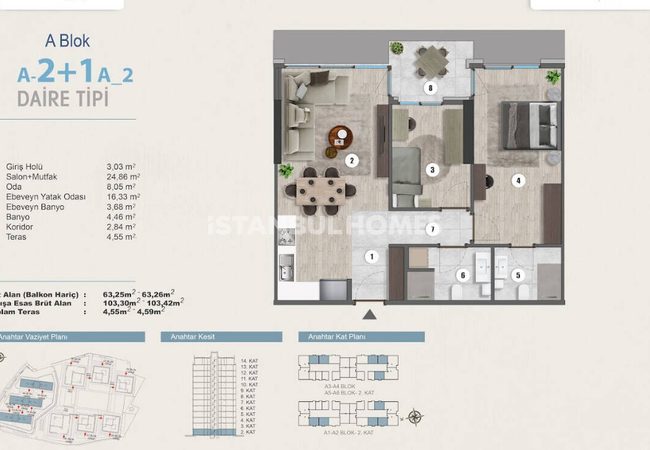 Propriété À Vendre Dans Un Complexe Sécurisé À Kartal, Istanbul 25