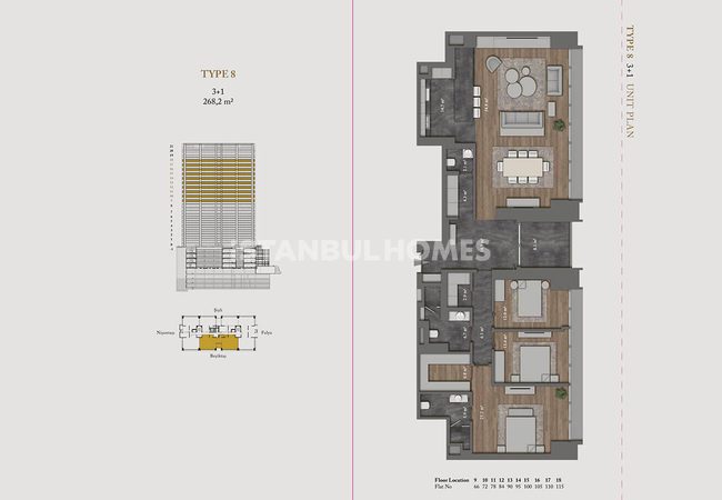Şişli Nişantaşı'nda 5 Yıldızlı Otel Konseptli Projede Daireler 35