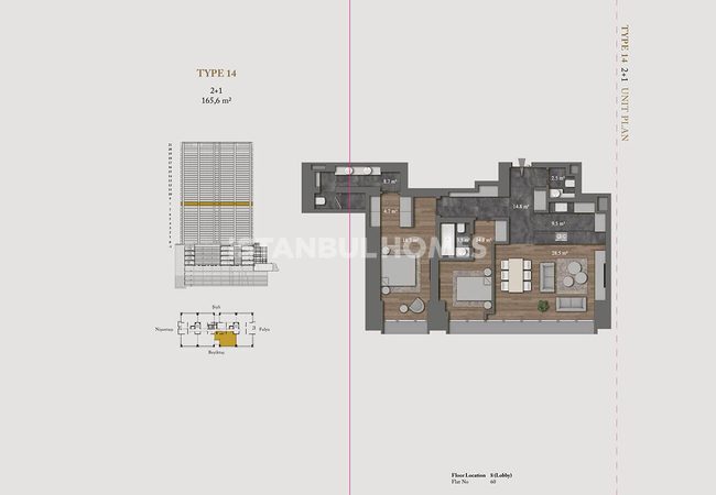 Şişli Nişantaşı'nda 5 Yıldızlı Otel Konseptli Projede Daireler 41