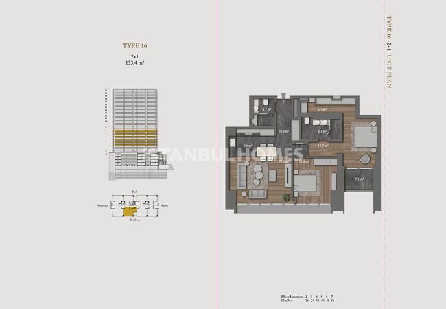 Şişli Nişantaşı'nda 5 Yıldızlı Otel Konseptli Projede Daireler 43