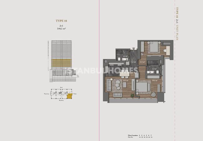 Şişli Nişantaşı'nda 5 Yıldızlı Otel Konseptli Projede Daireler 45