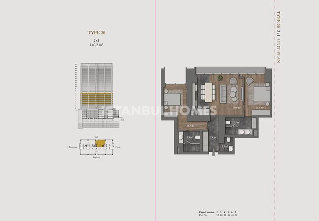Şişli Nişantaşı'nda 5 Yıldızlı Otel Konseptli Projede Daireler 47