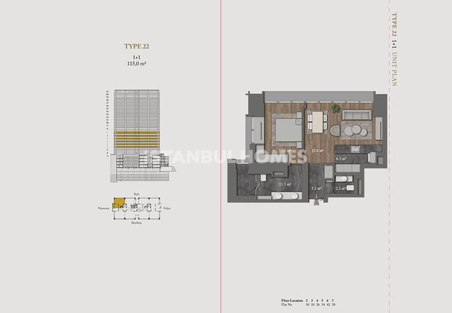 Şişli Nişantaşı'nda 5 Yıldızlı Otel Konseptli Projede Daireler 49