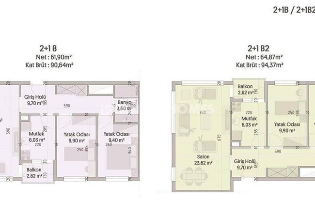 İstanbul Gaziosmanpaşa'da Modern Site İçinde Daireler 18