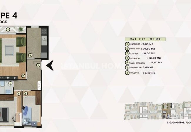 Ready-to-move Flats Near Metro in Eyüpsultan Istanbul 16