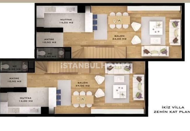 Villa 4 Chambres Avec Piscine Privée À Büyükçekmece, Istanbul 32