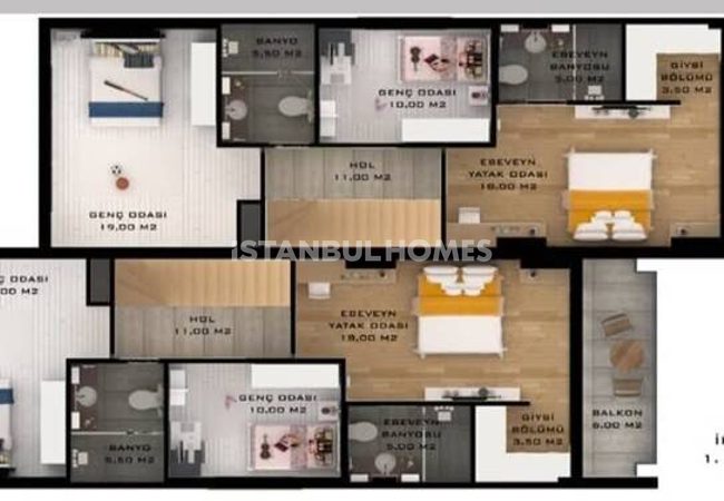 Villa 4 Chambres Avec Piscine Privée À Büyükçekmece, Istanbul 31