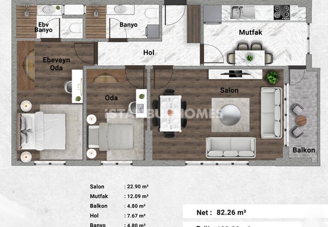 شقق بتصميم أنيق في مجمع سكني مع مسبح في باغجيلار، إسطنبول 27