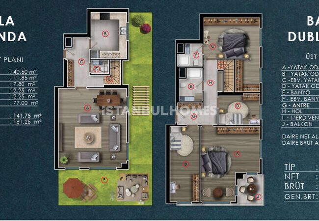İstanbul Üsküdar'da Boğaz Manzaralı Satılık Daireler 15