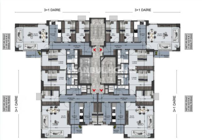 Appartements Élégants En Étage Intermédiaire À Kadıköy, Istanbul 12