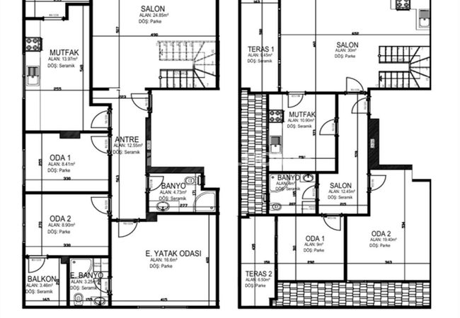 Flats with Community Pool and Parking Lot in İstanbul 29