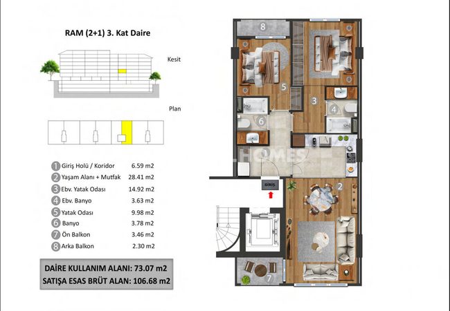 Appartements Modernes À Beşiktaş Istanbul 13