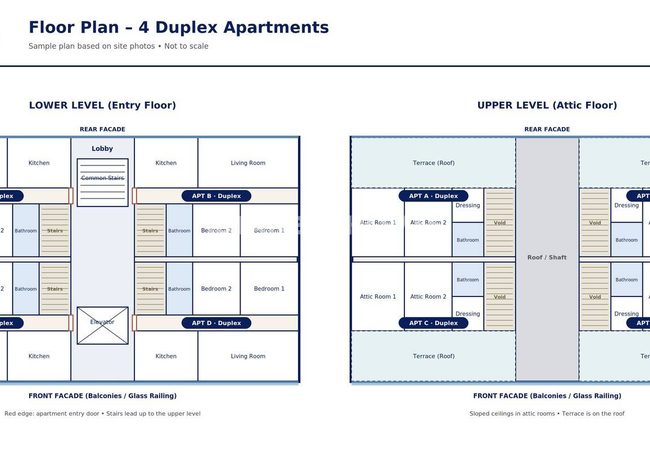 Stylish Duplex Apartments with Sea Views in Kartal İstanbul 26