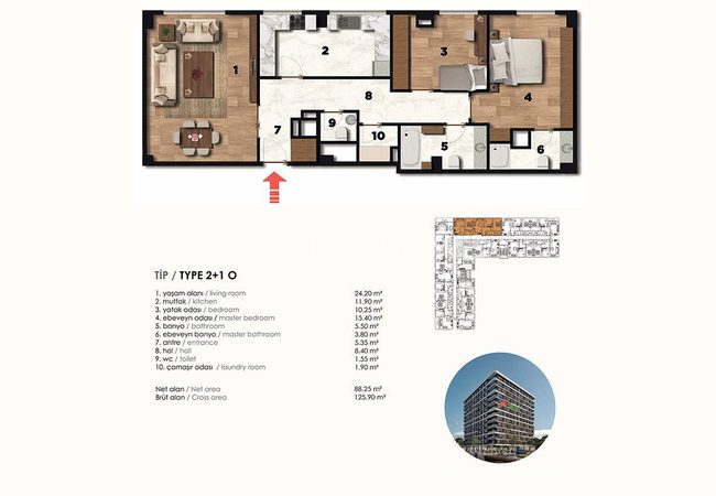Traditional Architecture Central Apartments in Zeytinburnu 19