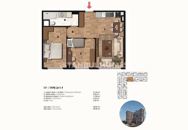 Traditional Architecture Central Apartments in Zeytinburnu 28