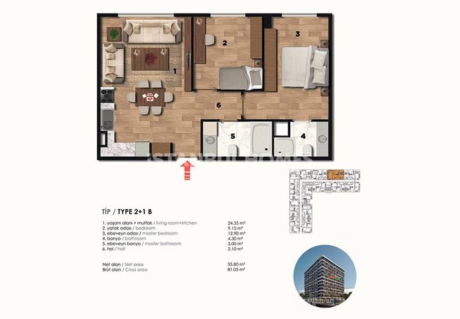 Traditional Architecture Central Apartments in Zeytinburnu 31