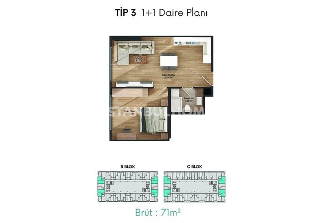Real Estate in a Complex with Rich Facilities in Kucukcekmece 36