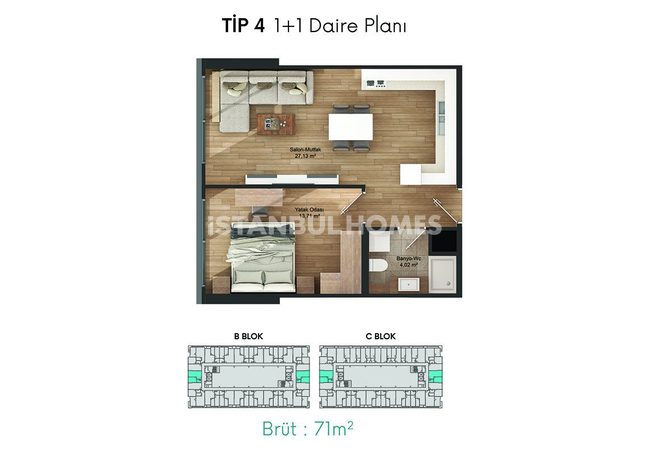 Real Estate in a Complex with Rich Facilities in Kucukcekmece 37