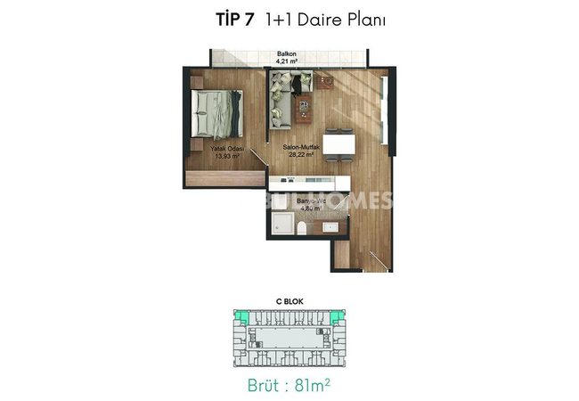 Real Estate in a Complex with Rich Facilities in Kucukcekmece 38