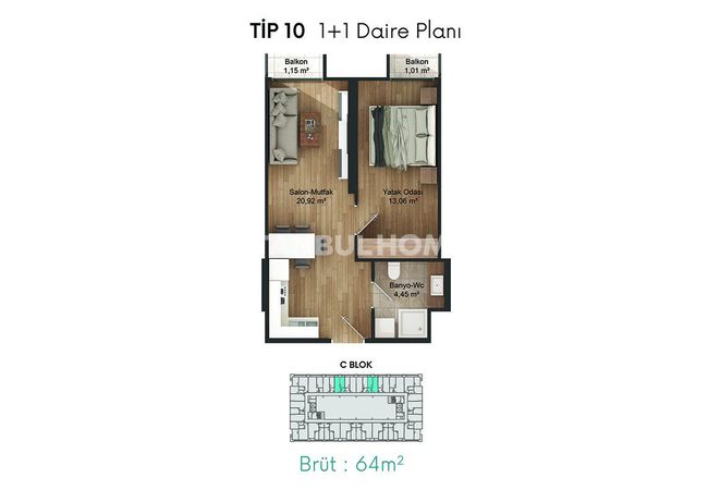 Real Estate in a Complex with Rich Facilities in Kucukcekmece 40
