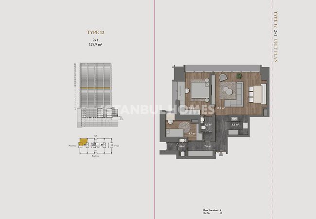 Şişli Nişantaşı'nda 5 Yıldızlı Otel Konforu Sunan Daireler 33
