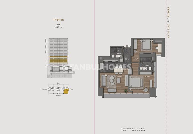 Şişli Nişantaşı'nda 5 Yıldızlı Otel Konforu Sunan Daireler 39