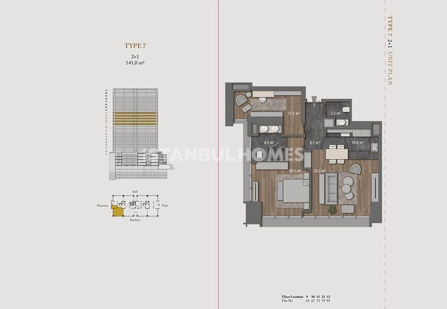 Şişli Nişantaşı'nda 5 Yıldızlı Otel Konforu Sunan Daireler 28