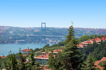 The European side of İstanbul